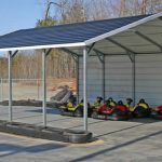 A-Frame Open Carport with One Side