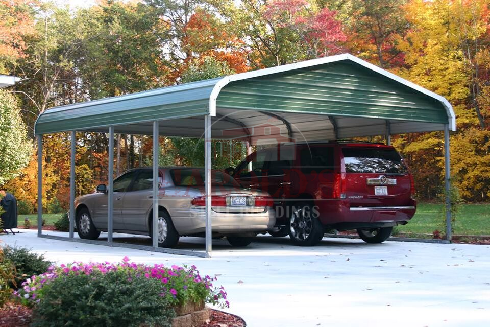 Two Car Metal carport